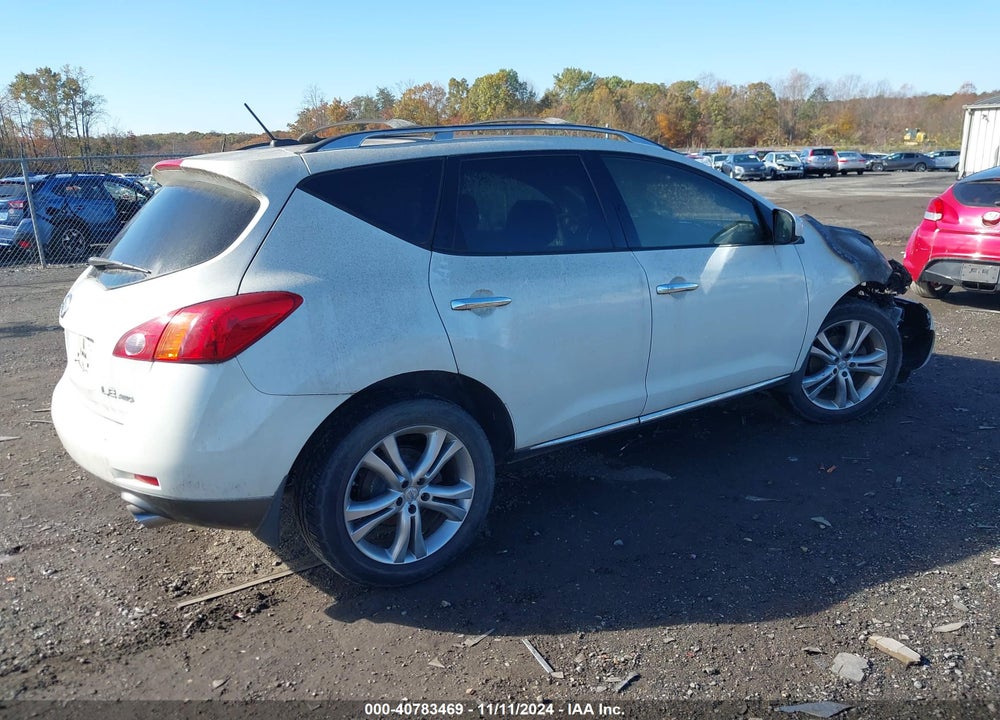 2009 NISSAN MURANO LE VIN: JN8AZ18W79W143664