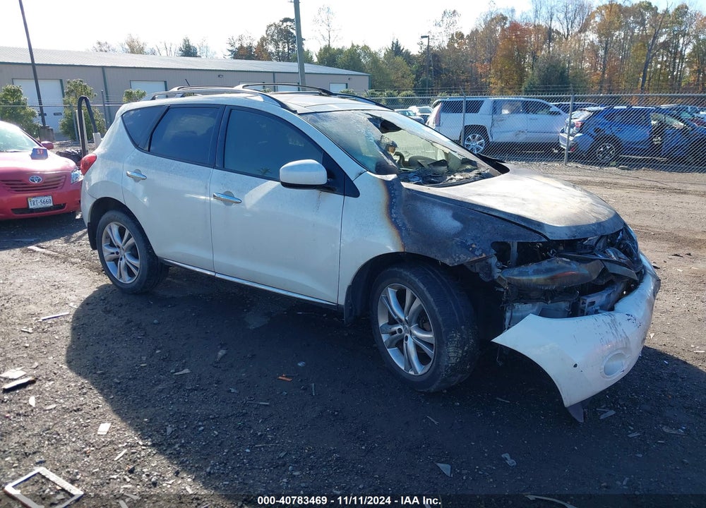 2009 NISSAN MURANO LE VIN: JN8AZ18W79W143664