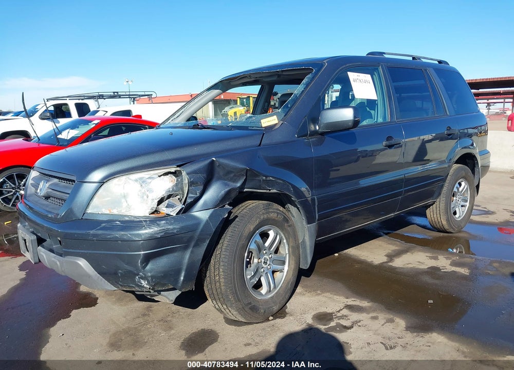 2005 HONDA PILOT EX-L VIN: 2HKYF18515H500766