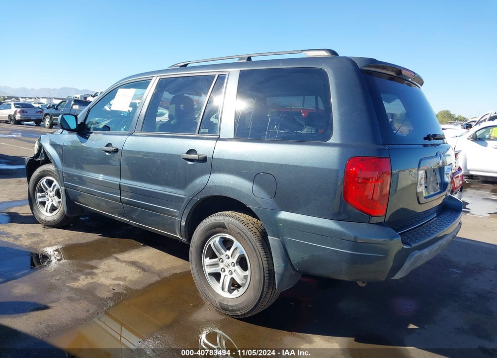 2005 HONDA PILOT EX-L VIN: 2HKYF18515H500766