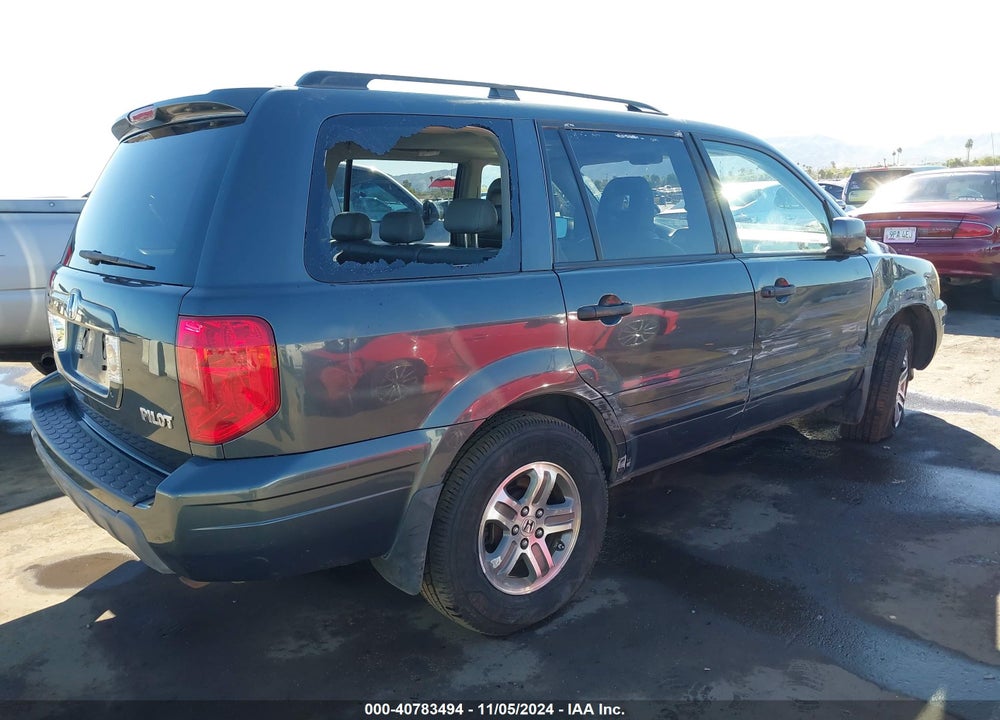 2005 HONDA PILOT EX-L VIN: 2HKYF18515H500766
