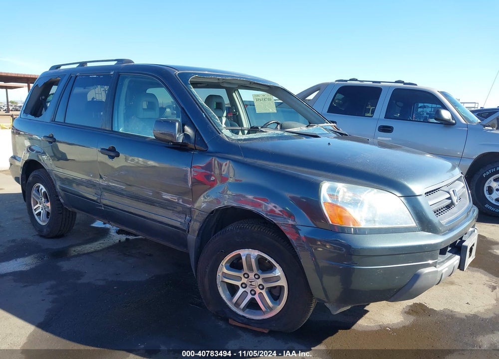 2005 HONDA PILOT EX-L VIN: 2HKYF18515H500766