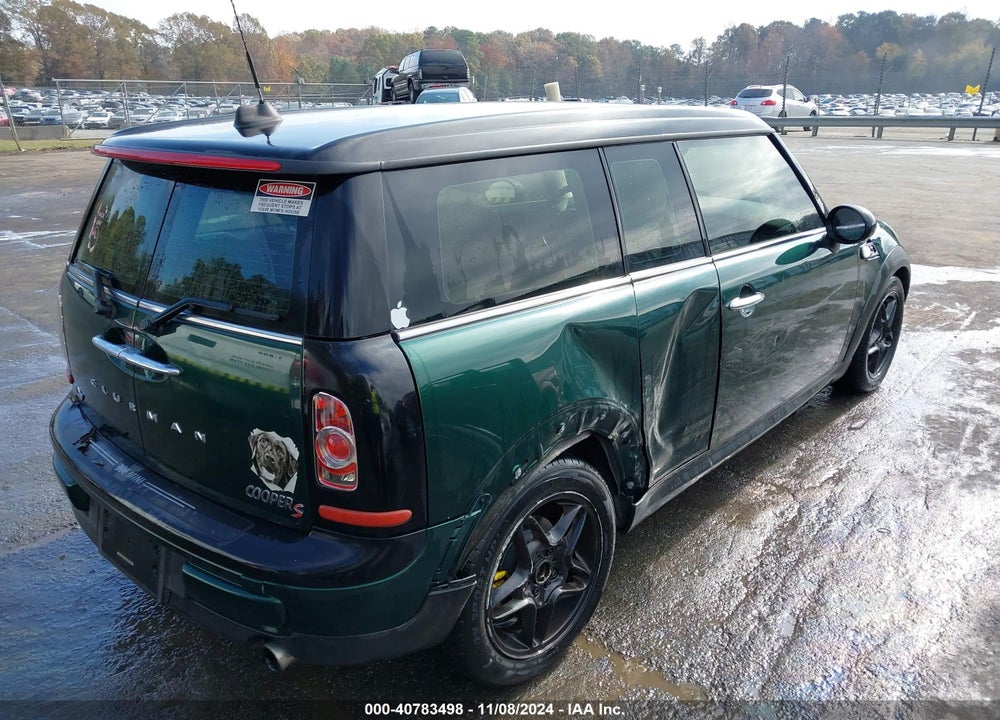 2011 MINI COOPER CLUBMAN VIN: WMWZF3C55BT188821