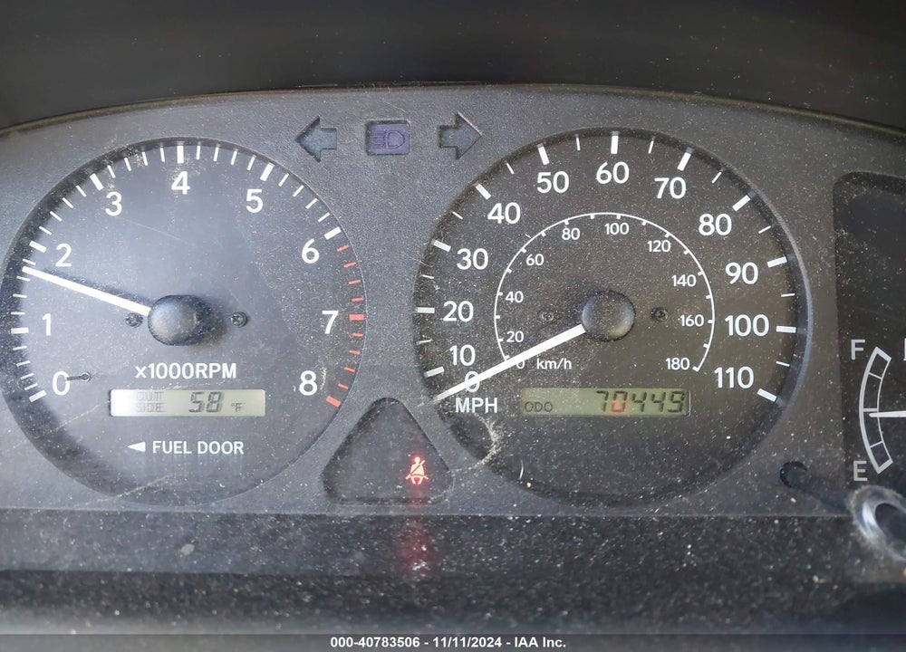 2002 TOYOTA COROLLA LE VIN: 2T1BR12E12C568859