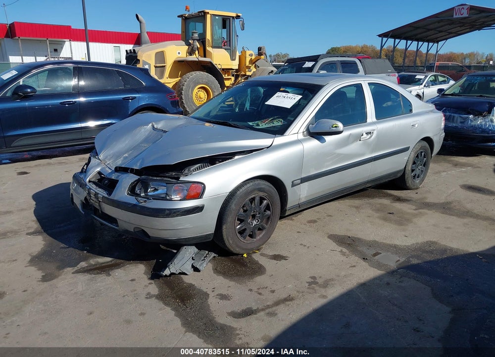 2001 VOLVO S60 2.4 VIN: YV1RS61NX12004362