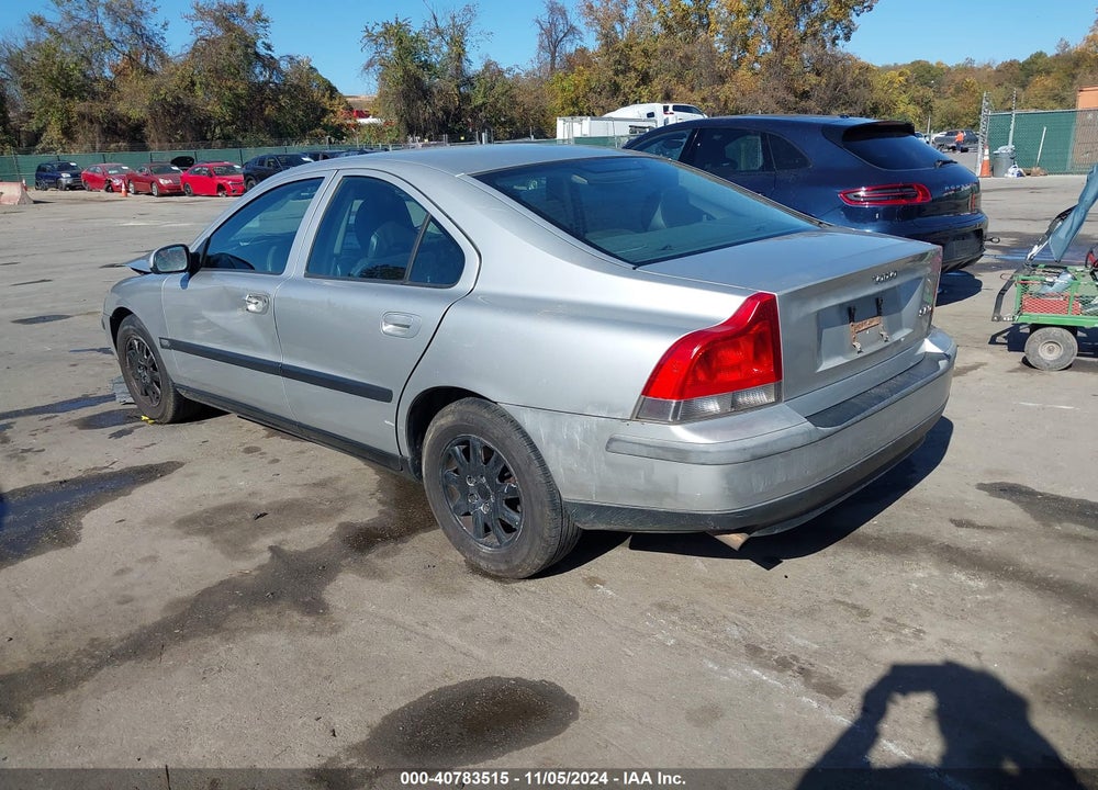 2001 VOLVO S60 2.4 VIN: YV1RS61NX12004362