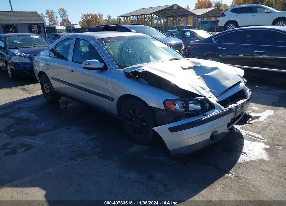 2001 VOLVO S60 2.4 VIN: YV1RS61NX12004362