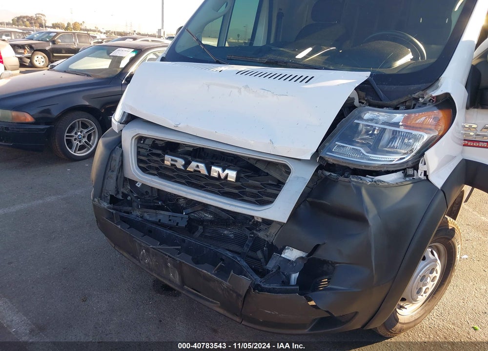 2021 RAM PROMASTER 2500 HIGH ROOF 159 WB VIN: 3C6LRVDG2ME554958