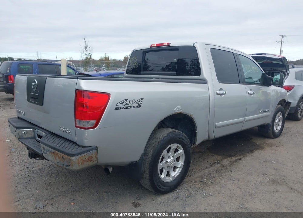 2006 NISSAN TITAN SE VIN: 1N6BA07B26N574833