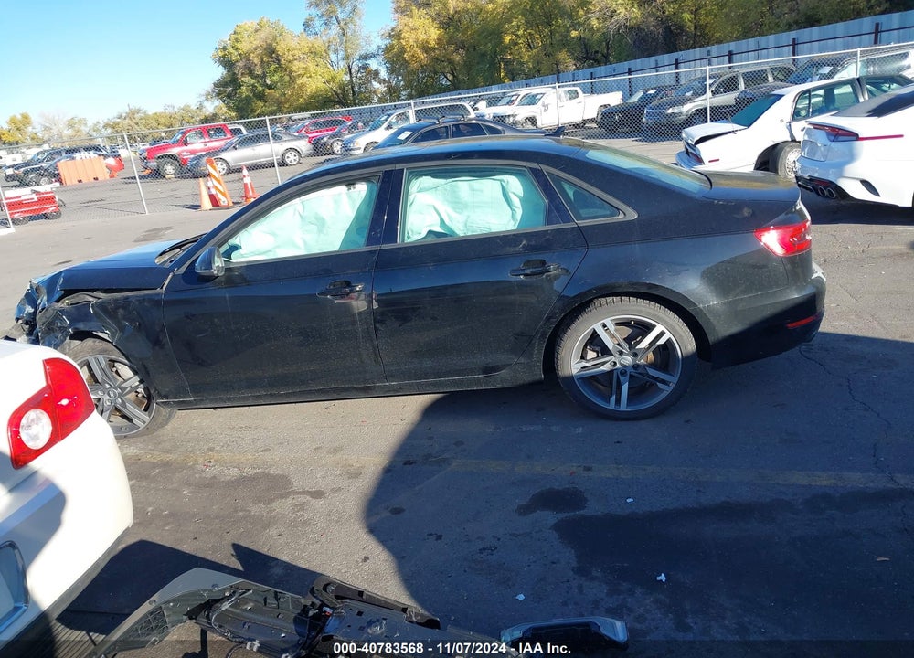 2017 AUDI A4 2.0T PREMIUM VIN: WAUANAF41HN000803