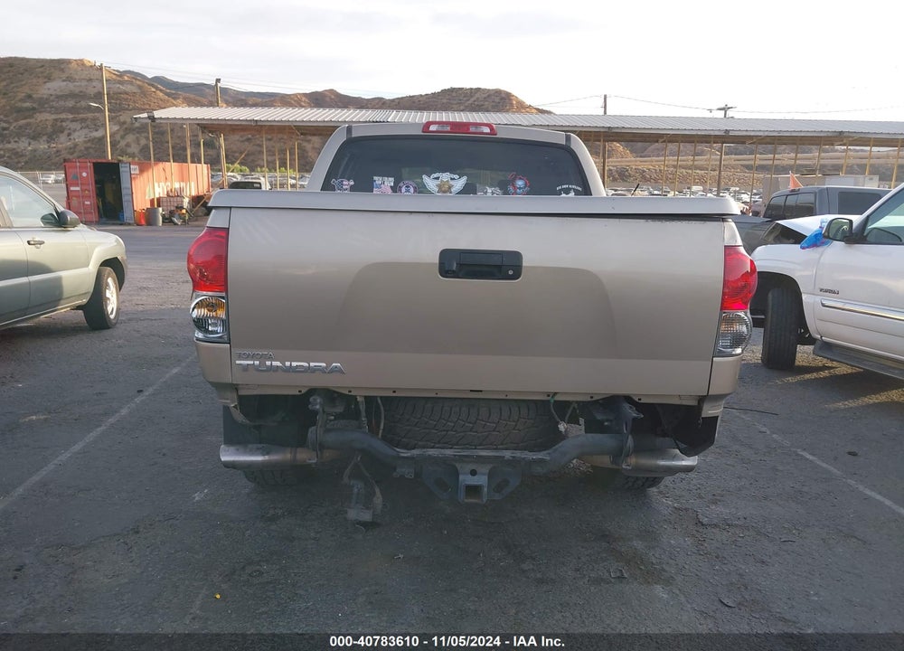 2007 TOYOTA TUNDRA SR5 5.7L V8 VIN: 5TBEV54107S461125