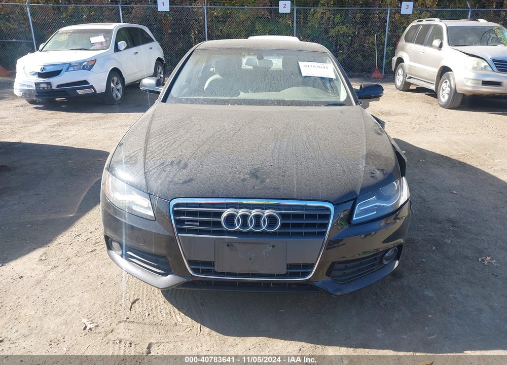 2012 AUDI A4 2.0T PREMIUM VIN: WAUBFAFL8CN011072
