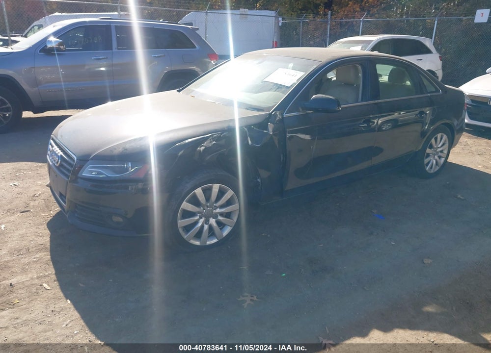 2012 AUDI A4 2.0T PREMIUM VIN: WAUBFAFL8CN011072