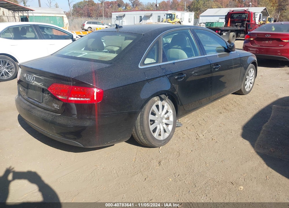 2012 AUDI A4 2.0T PREMIUM VIN: WAUBFAFL8CN011072