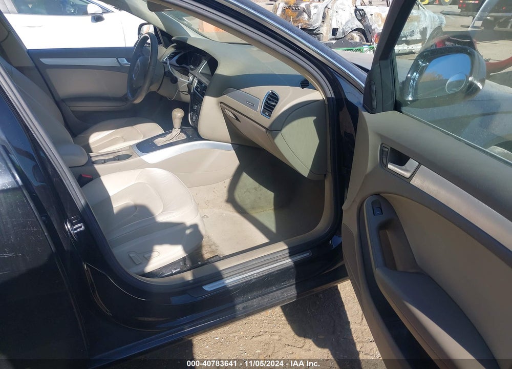 2012 AUDI A4 2.0T PREMIUM VIN: WAUBFAFL8CN011072