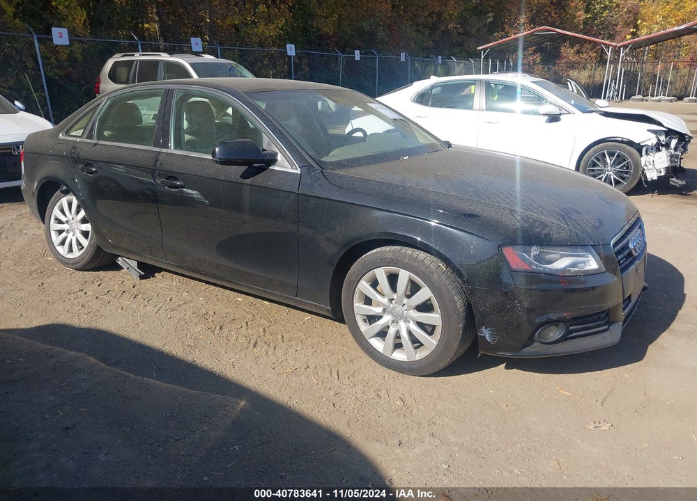 2012 AUDI A4 2.0T PREMIUM VIN: WAUBFAFL8CN011072