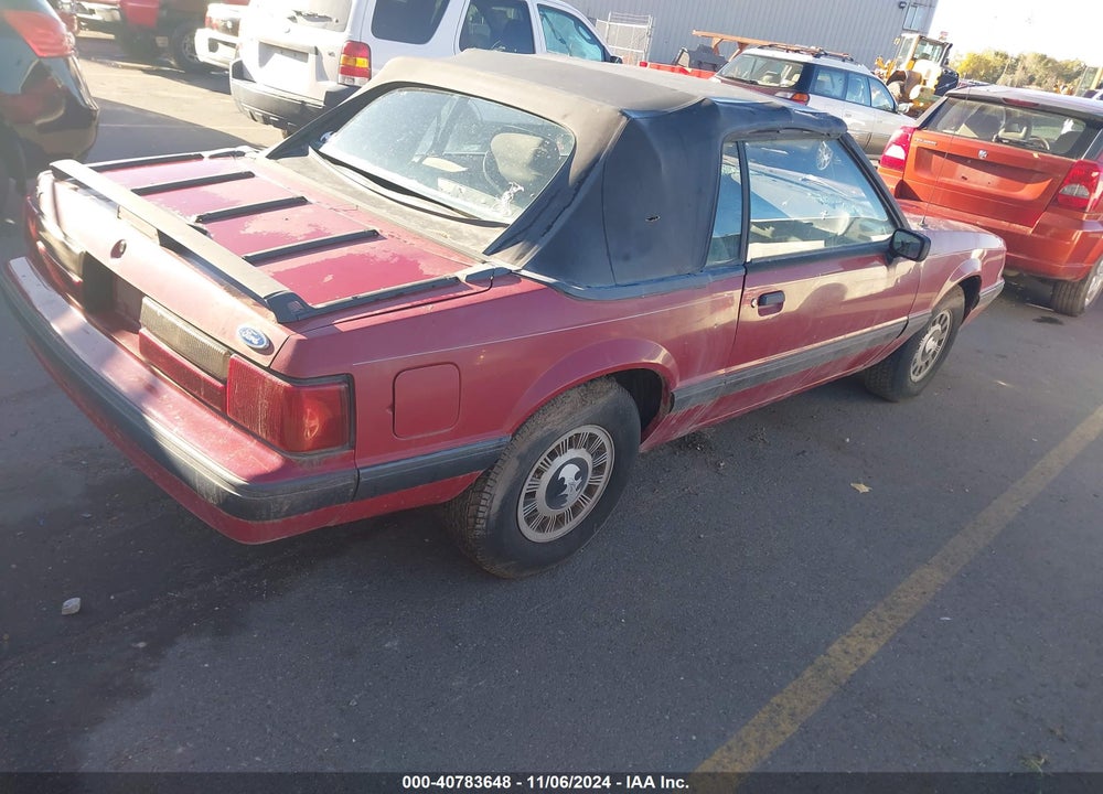 1991 FORD MUSTANG LX VIN: 1FACP44M3MF162498