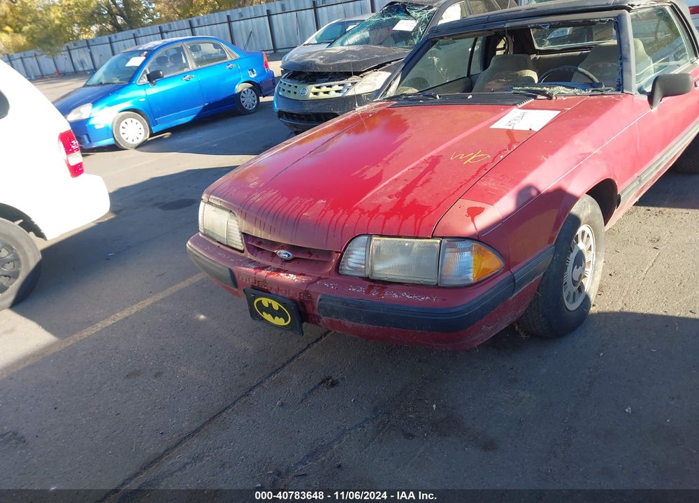1991 FORD MUSTANG LX VIN: 1FACP44M3MF162498
