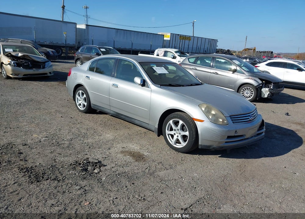 2004 INFINITI G35 LEATHER VIN: JNKCV51F14M711749