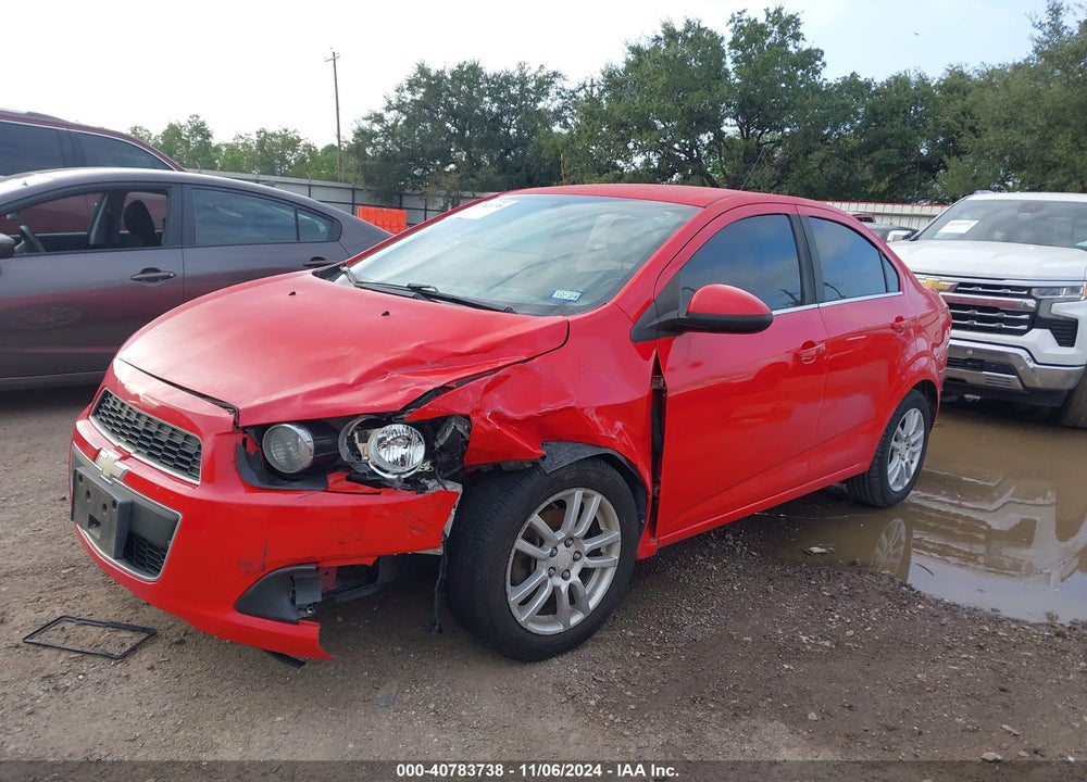 2014 CHEVROLET SONIC LT AUTO VIN: 1G1JC5SH9E4106421