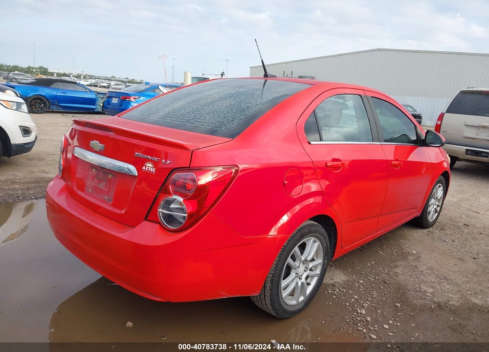 2014 CHEVROLET SONIC LT AUTO VIN: 1G1JC5SH9E4106421