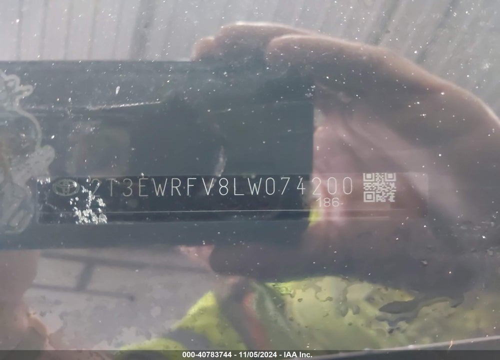 2020 TOYOTA RAV4 HYBRID XSE VIN: 2T3EWRFV8LW074200