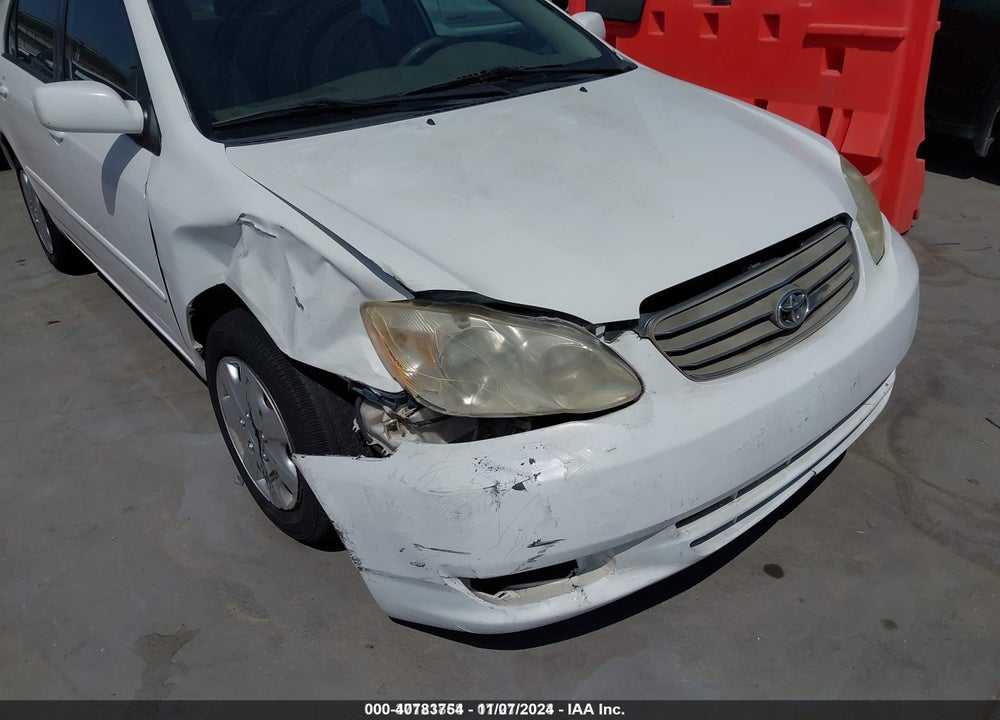 2003 TOYOTA COROLLA LE VIN: JTDBR32E830051582