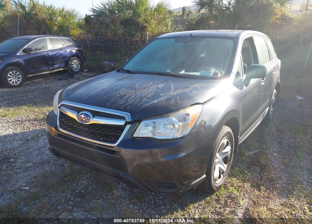2014 SUBARU FORESTER 2.5I VIN: JF2SJAAC3EH444553