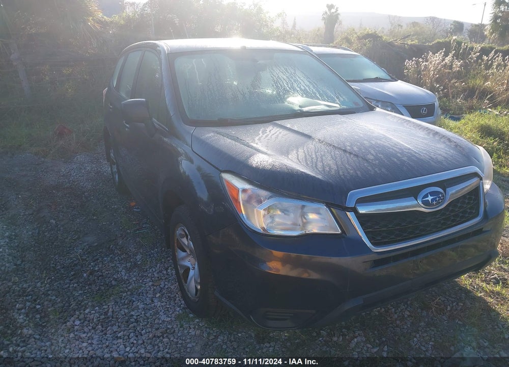 2014 SUBARU FORESTER 2.5I VIN: JF2SJAAC3EH444553