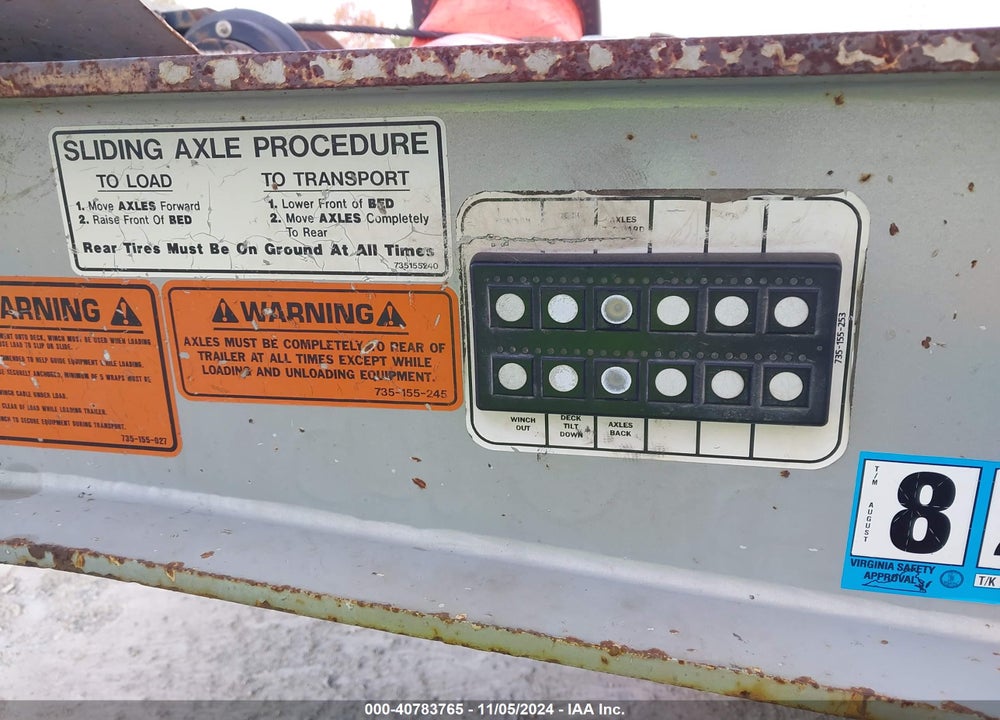 2015 TRAIL KING TRAILER VIN: 1TKA04839FM075025