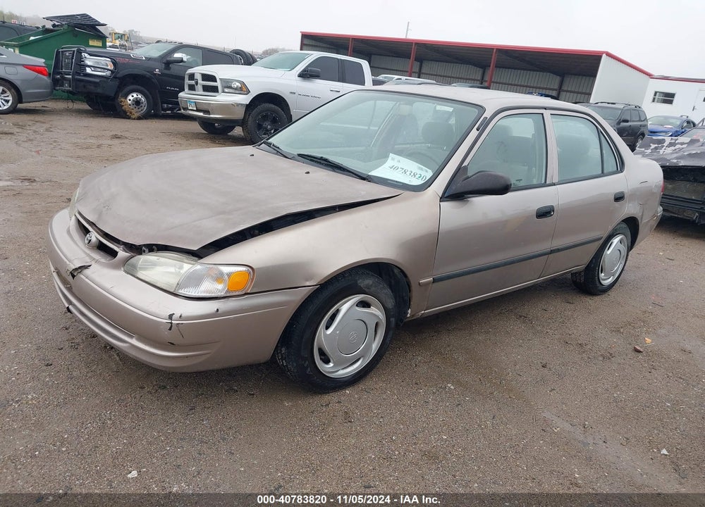 2000 TOYOTA COROLLA CE VIN: 2T1BR12E7YC380758
