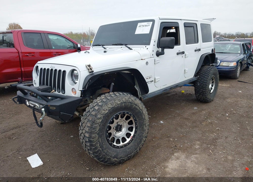 2018 JEEP WRANGLER JK UNLIMITED SAHARA 4X4 VIN: 1C4BJWEG9JL812489