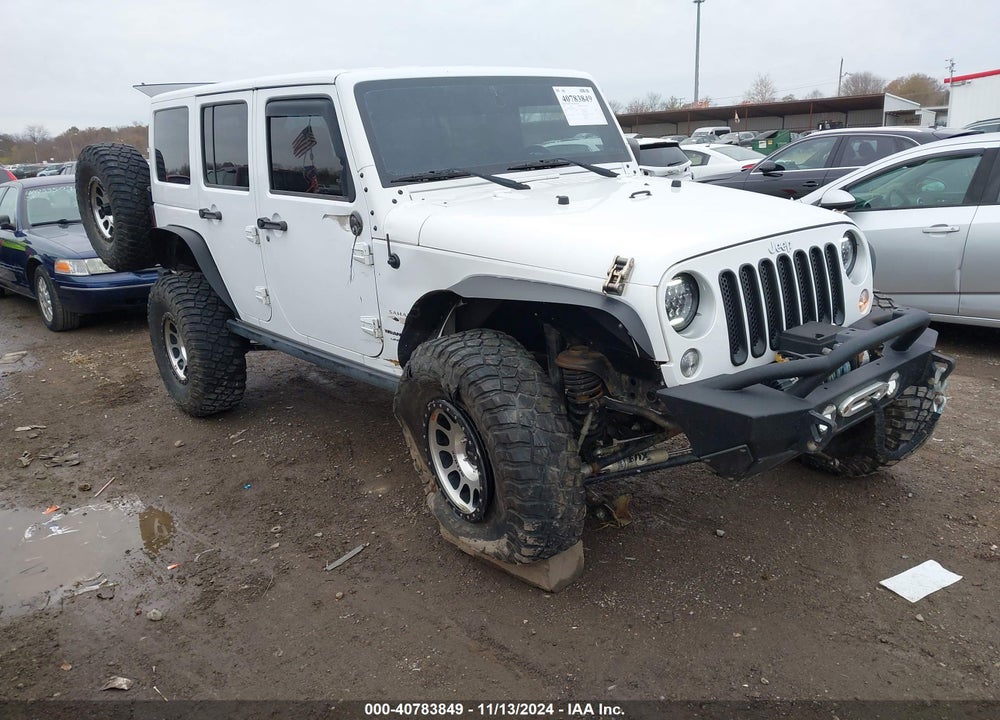 2018 JEEP WRANGLER JK UNLIMITED SAHARA 4X4 VIN: 1C4BJWEG9JL812489