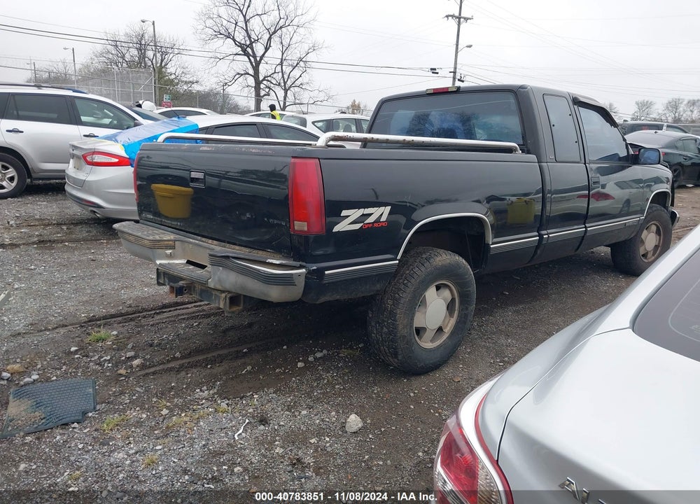 1998 GMC SIERRA 1500 SL WIDESIDE VIN: 2GTEK19R5W1550931
