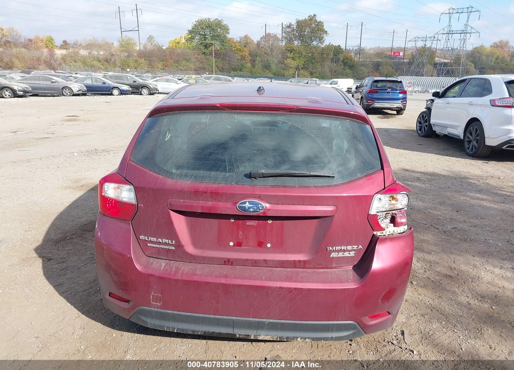 2015 SUBARU IMPREZA 2.0I PREMIUM VIN: JF1GPAC65F8220962