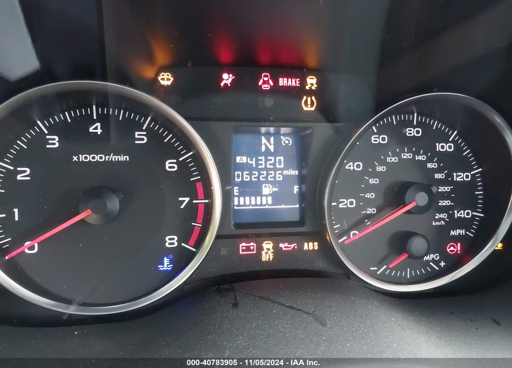 2015 SUBARU IMPREZA 2.0I PREMIUM VIN: JF1GPAC65F8220962
