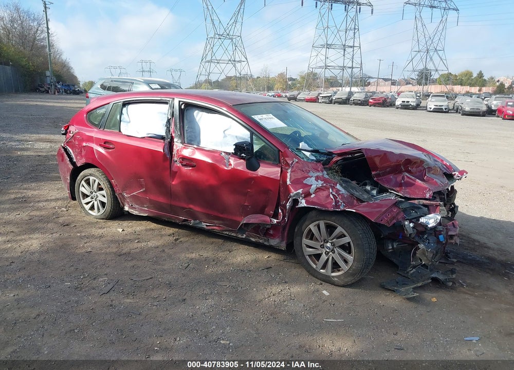 2015 SUBARU IMPREZA 2.0I PREMIUM VIN: JF1GPAC65F8220962