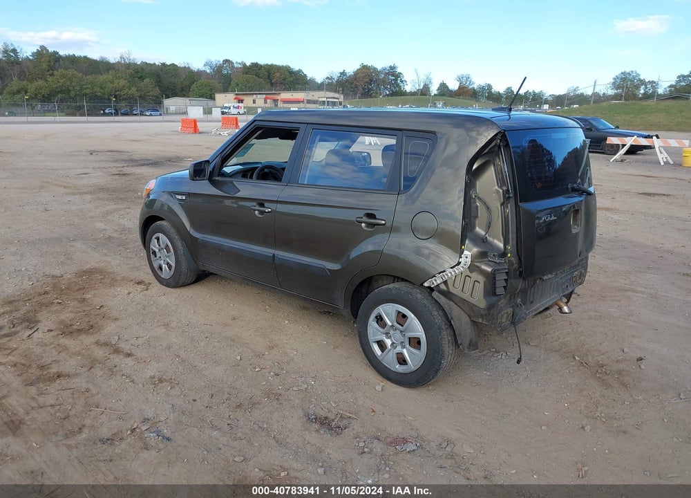 2013 KIA SOUL VIN: KNDJT2A5XD7497718