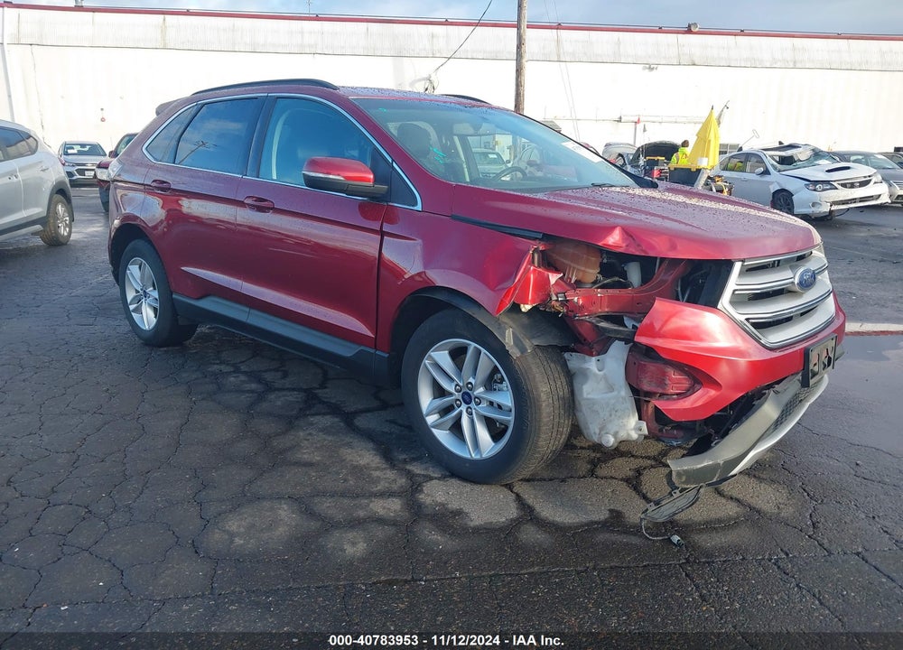 2015 FORD EDGE SEL VIN: 2FMTK4J84FBB39263