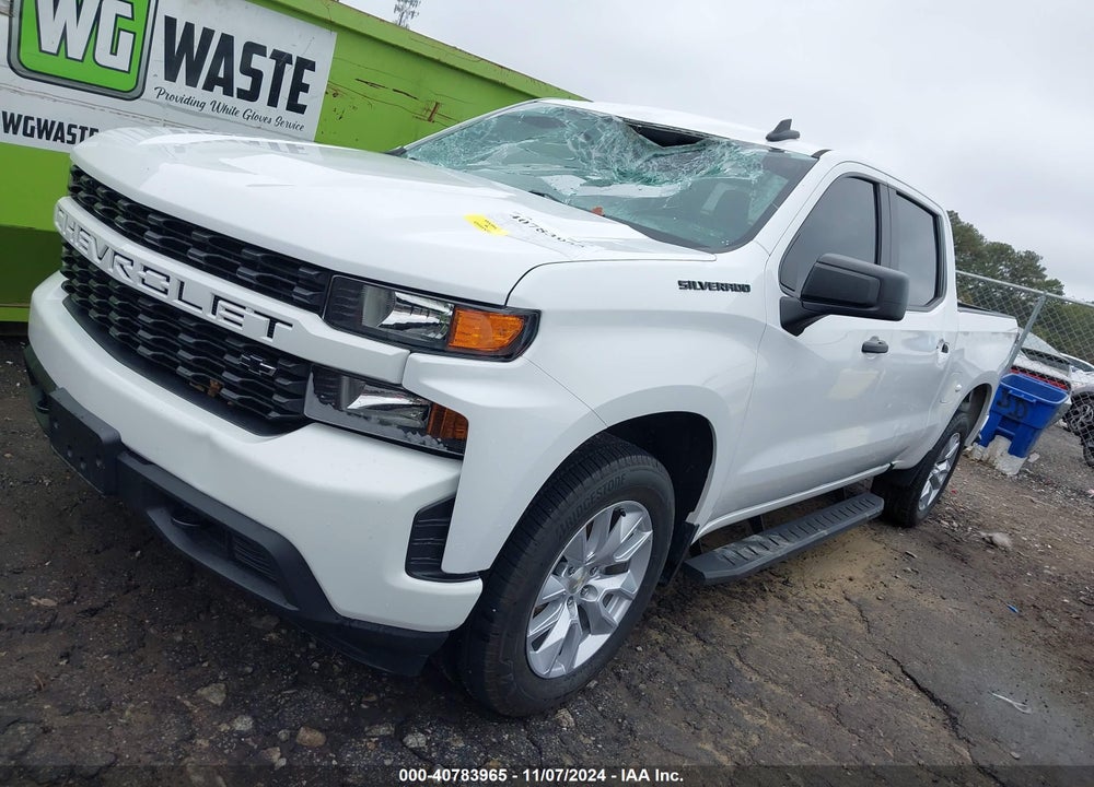 2021 CHEVROLET SILVERADO 1500 2WD SHORT BED CUSTOM VIN: 3GCPWBEK7MG326396
