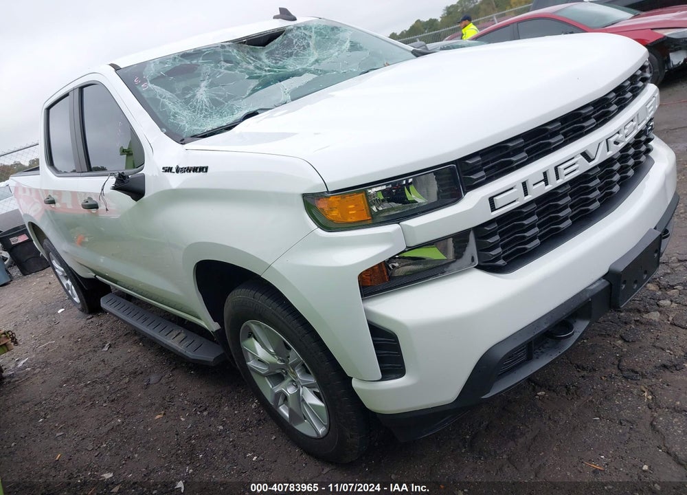 2021 CHEVROLET SILVERADO 1500 2WD SHORT BED CUSTOM VIN: 3GCPWBEK7MG326396
