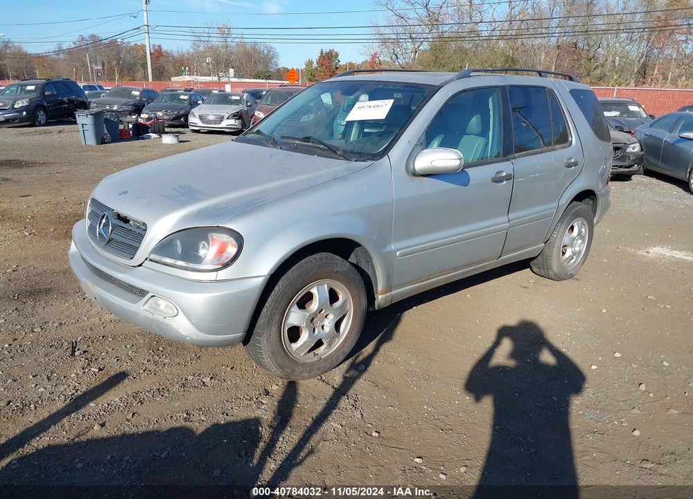 2002 MERCEDES-BENZ ML 320 VIN: 4JGAB54E02A364204