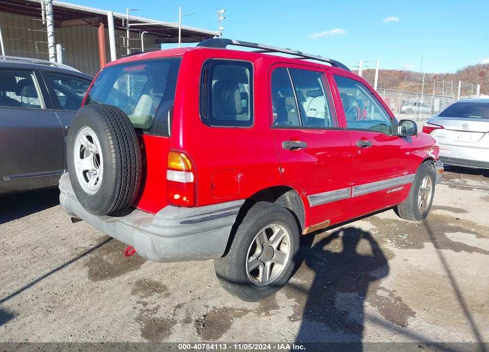2002 CHEVROLET TRACKER HARD TOP BASE VIN: 2CNBJ13C026906737