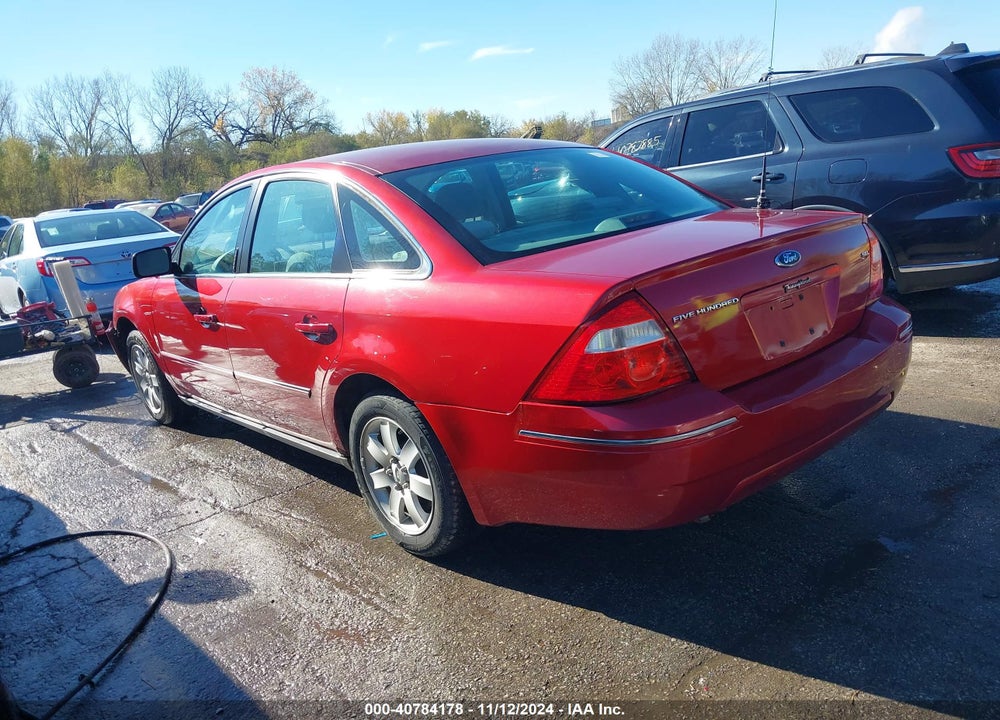 2005 FORD FIVE HUNDRED SEL VIN: 1FAFP24175G155895