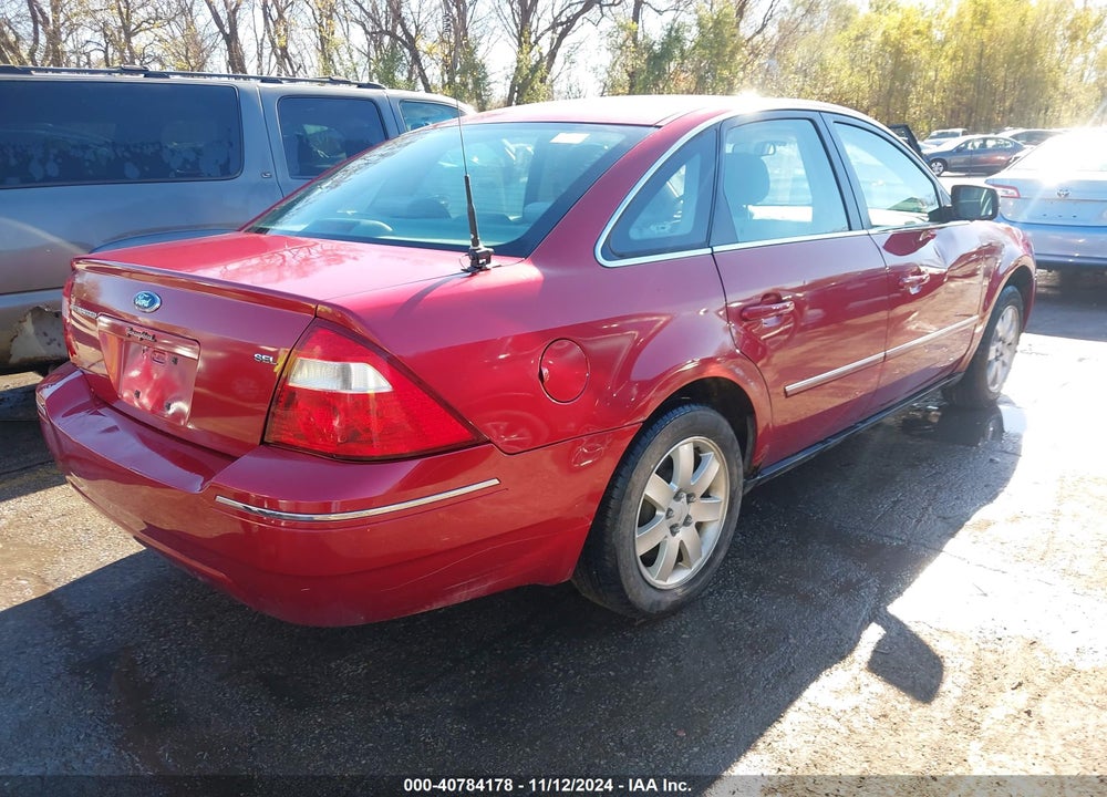 2005 FORD FIVE HUNDRED SEL VIN: 1FAFP24175G155895