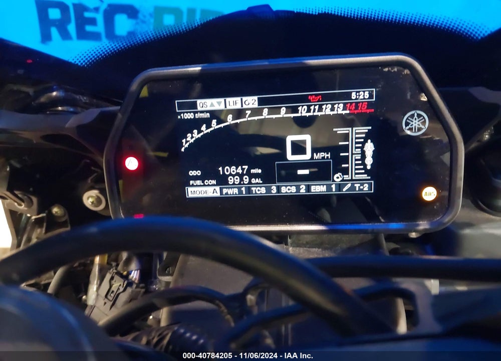 2022 YAMAHA YZFR1M VIN: JYARN67E9NA000539