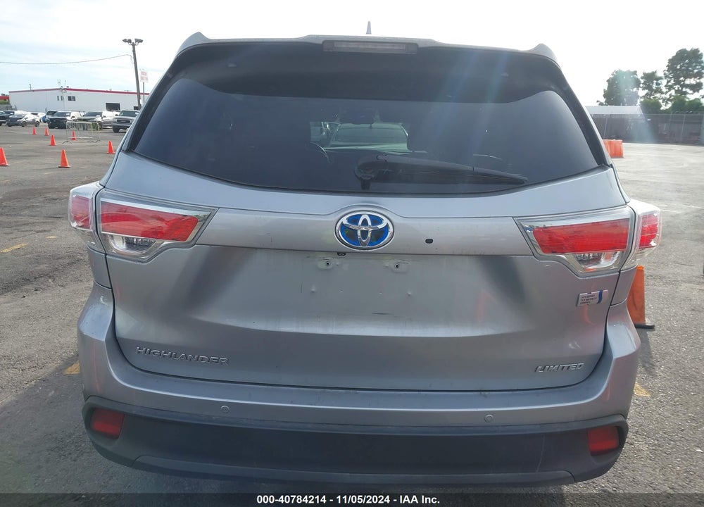 2014 TOYOTA HIGHLANDER HYBRID LIMITED PLATINUM V6 VIN: 5TDDCRFH5ES007007
