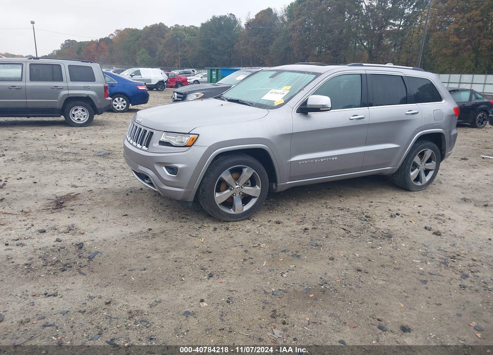 2014 JEEP GRAND CHEROKEE OVERLAND VIN: 1C4RJECG3EC502940
