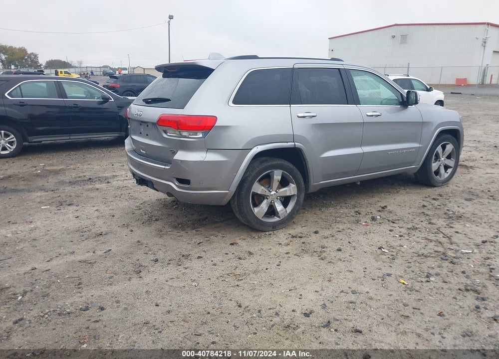 2014 JEEP GRAND CHEROKEE OVERLAND VIN: 1C4RJECG3EC502940