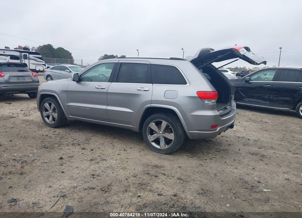 2014 JEEP GRAND CHEROKEE OVERLAND VIN: 1C4RJECG3EC502940